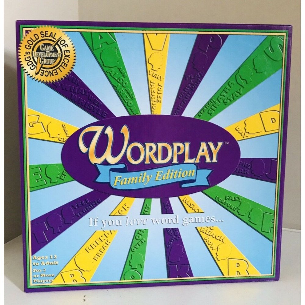 Wordplay Family Edition Board Game - Ages 13+  COMPLETE